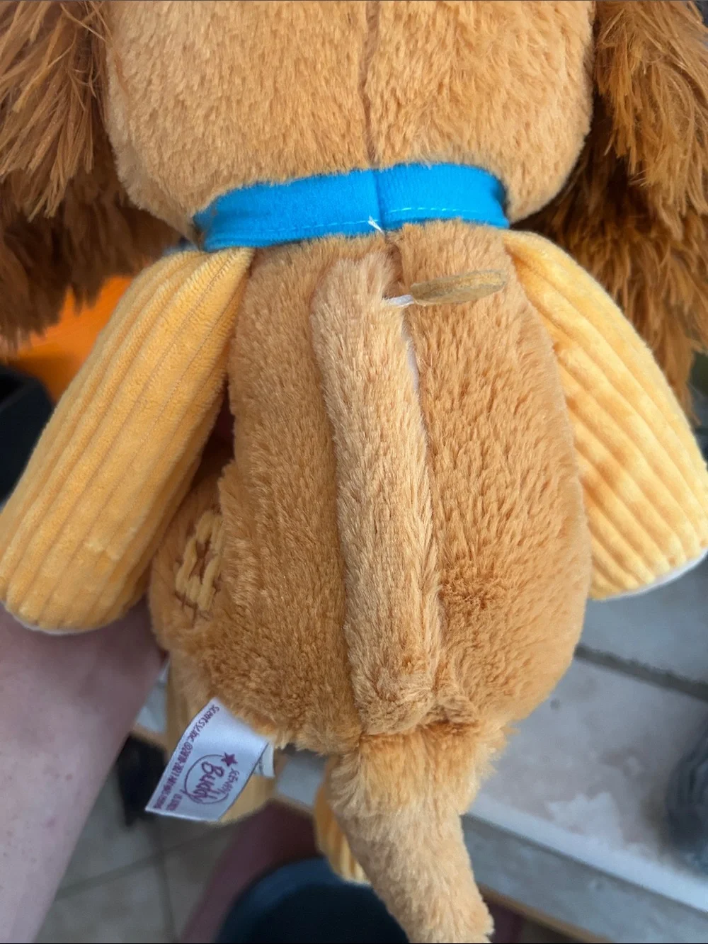 Scentsy Plush Scent Pak Dog Duo in Yellow and Gray